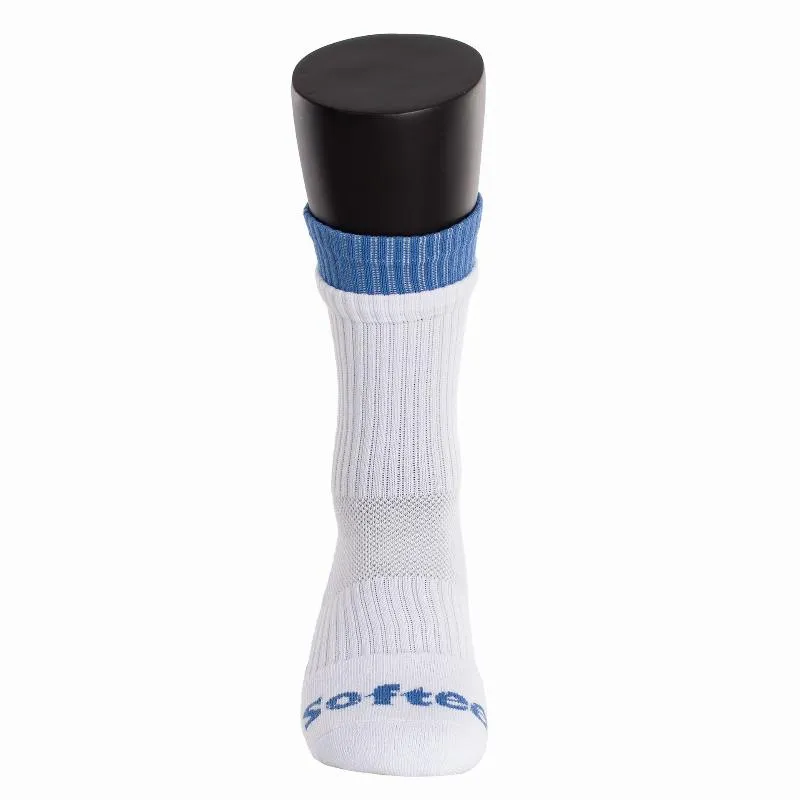 Softee Double White Navy Socks 1 Pair