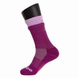 Softee Meias Duplas Roxas 1 Par