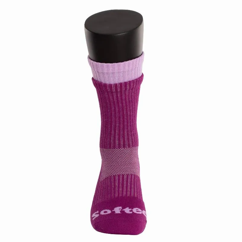 Softee Double Purple Socks 1 Pair