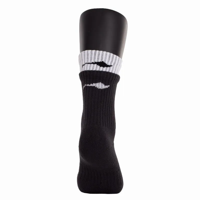 Softee Double Black White Socks 1 Pair