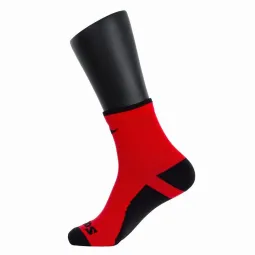 Softee Mid-Calf Socks Red 1 Pair