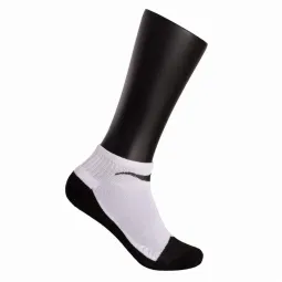Softee Race Mid-Calf Socks White Black 3 Pairs
