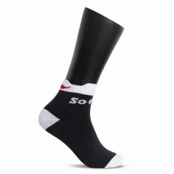 Softee Ankle Socks Black White 1 Pair