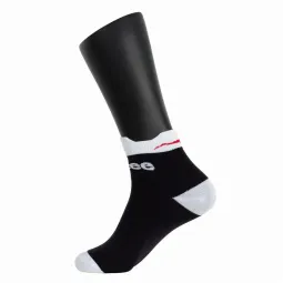 Softee Ankle Socks Black White 1 Pair