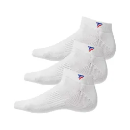 Tecnifibre Low Cut White Socks 3 Units