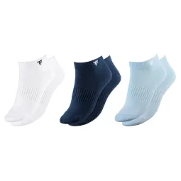 Tecnifibre Low Cut Socks Navy White Glacier 3 Pairs