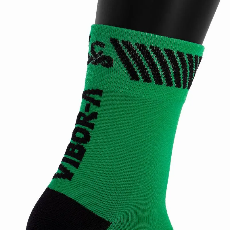 Vibora Kait Mid-Calf Socks Green Black 1 Pair