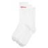 Calcetines Wilson Crew Blanco Rojo 3 Pares