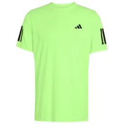 Adidas Club 3 Stripes Lucid Lemon T-Shirt