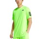 Adidas Club 3 Stripes Lucid Lemon T-Shirt