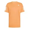 Adidas Club 3 Stripes Orange T-Shirt