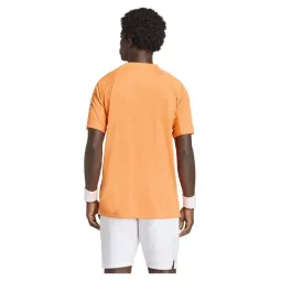 Adidas Club 3 Stripes Orange T-Shirt