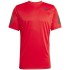 Camiseta Adidas Club 3 Stripes Rojo Negro
