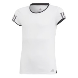 Adidas Club White Black Junior T-Shirt