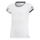 Camiseta Adidas Club Blanco Negro Junior - Barata Oferta Outlet