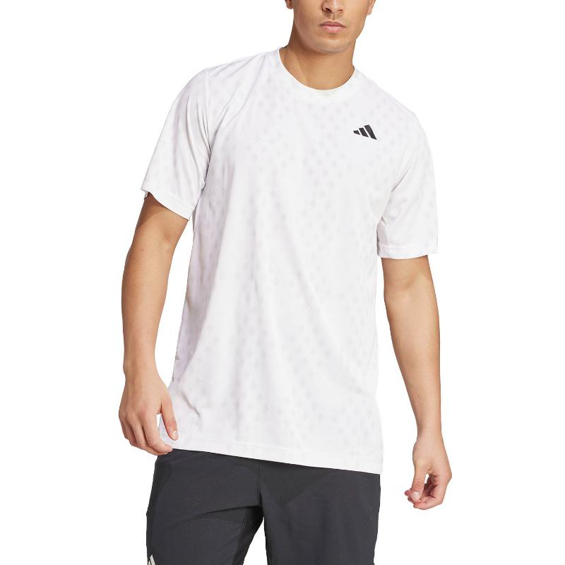Adidas Club Graphic Climacool White Gray T-Shirt