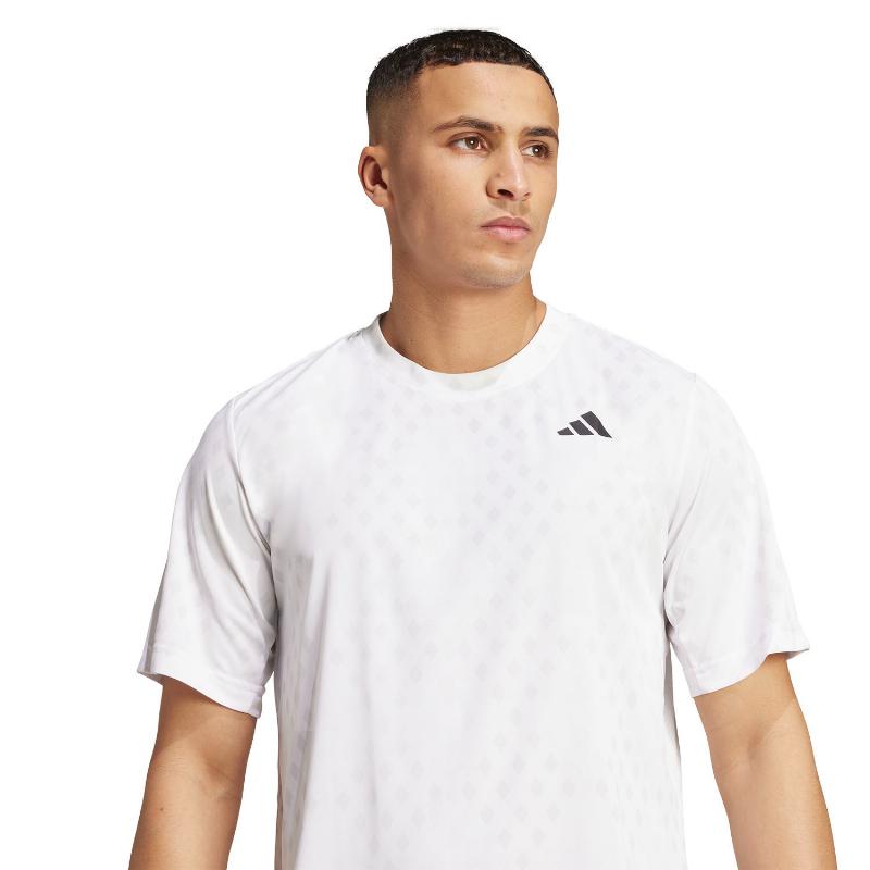 Adidas Club Graphic Climacool White Gray T-Shirt