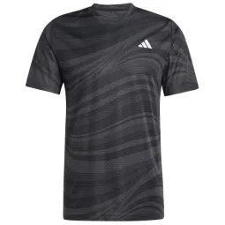 T-shirt adidas Club Graphic Noir