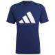 Camiseta Adidas Essentials Azul Oscuro Blanco