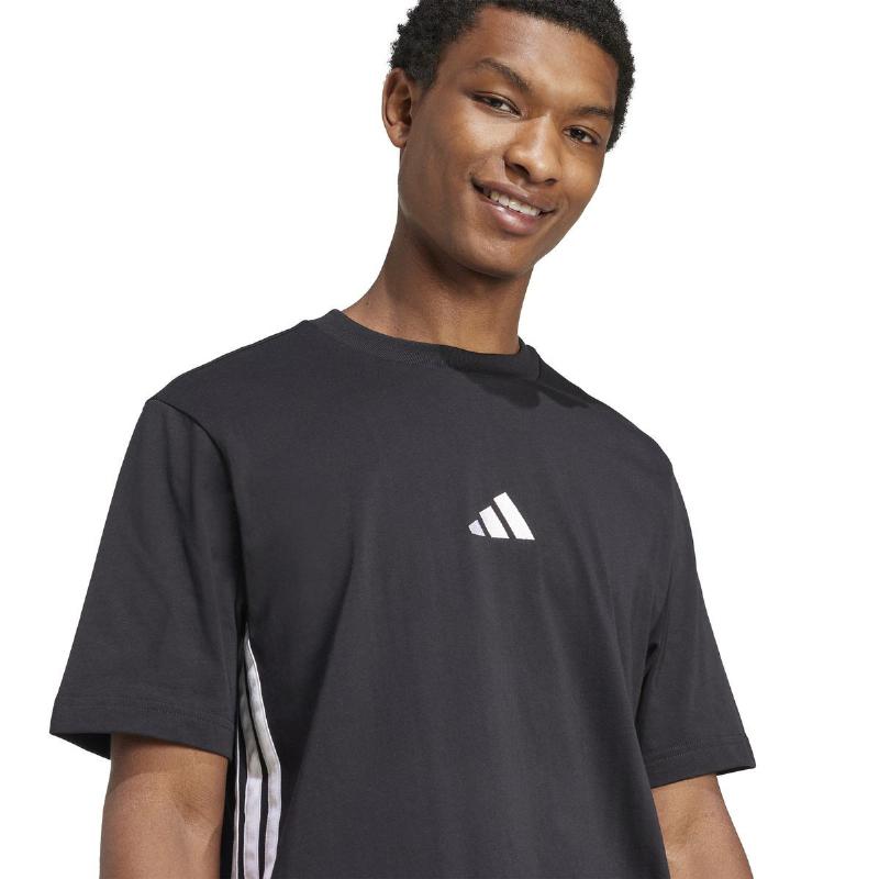 Adidas Essentials Black White T-Shirt