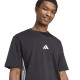 Adidas Essentials Black White T-Shirt