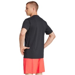 Adidas Essentials Black Red T-Shirt