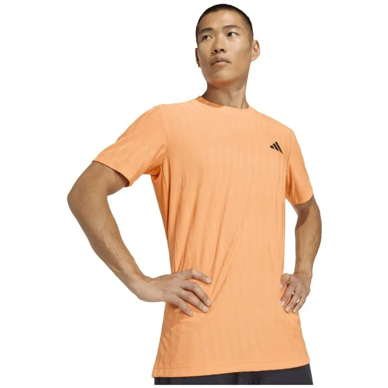Adidas Freelift Orange Black T-Shirt