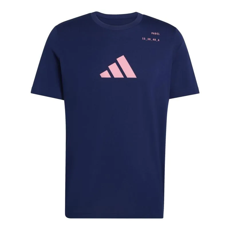 Adidas Padel Graphic Blue T-Shirt