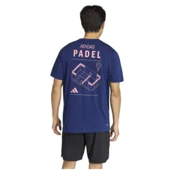 Adidas Padel Graphic Blue T-Shirt