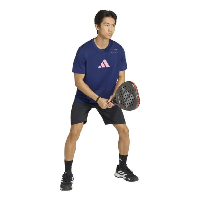 Adidas Padel Graphic Blue T-Shirt