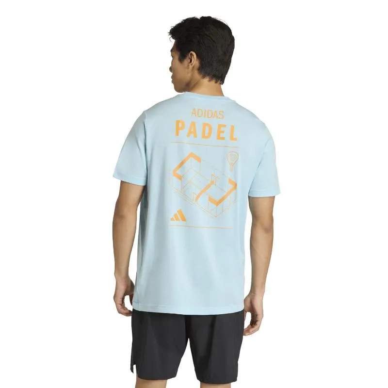 Adidas Padel Graphic Sky Blue T-shirt