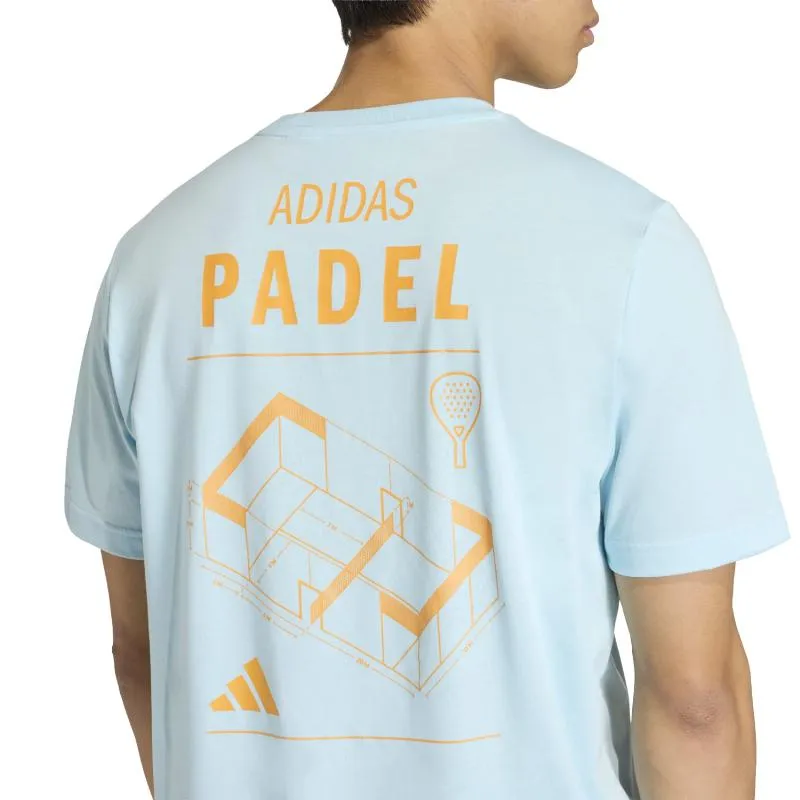 Adidas Padel Graphic Sky Blue T-shirt