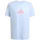 Camiseta Adidas Padel Graphic Azul Claro