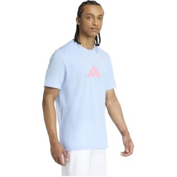 Camiseta Adidas Padel Graphic Azul Claro