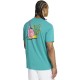 Adidas Padel Graphic Teal Blue T-Shirt