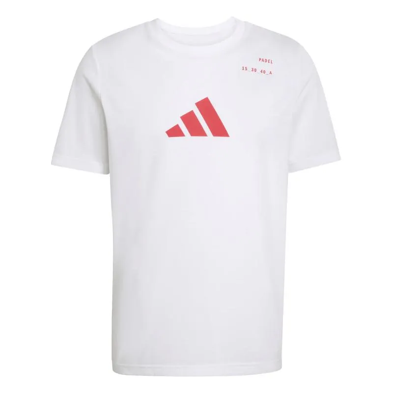 Adidas Padel Graphic White T-Shirt