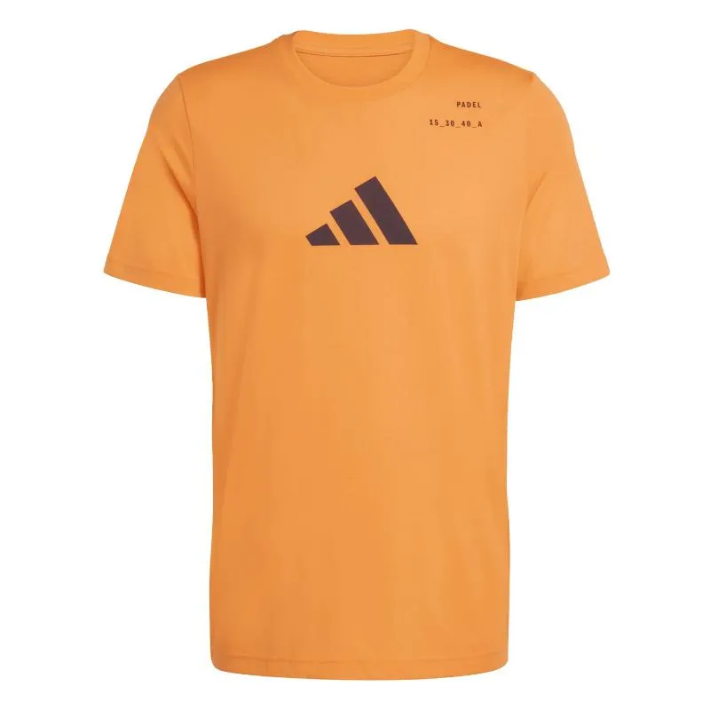 Adidas Padel Graphic Orange T-Shirt