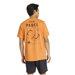 Adidas Padel Graphic Orange T-Shirt