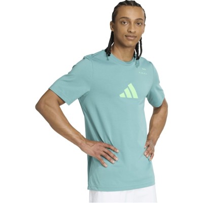 Adidas Padel Graphic Teal T-shirt
