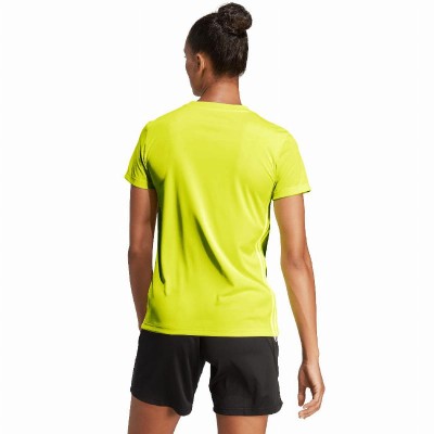 Adidas T-Shirt Table 23 Amarillo Fluor Mujer