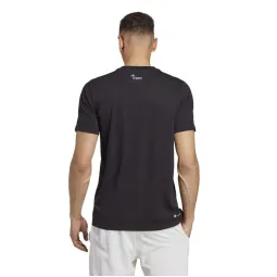 Adidas Tennis AO Graphic Black T-Shirt