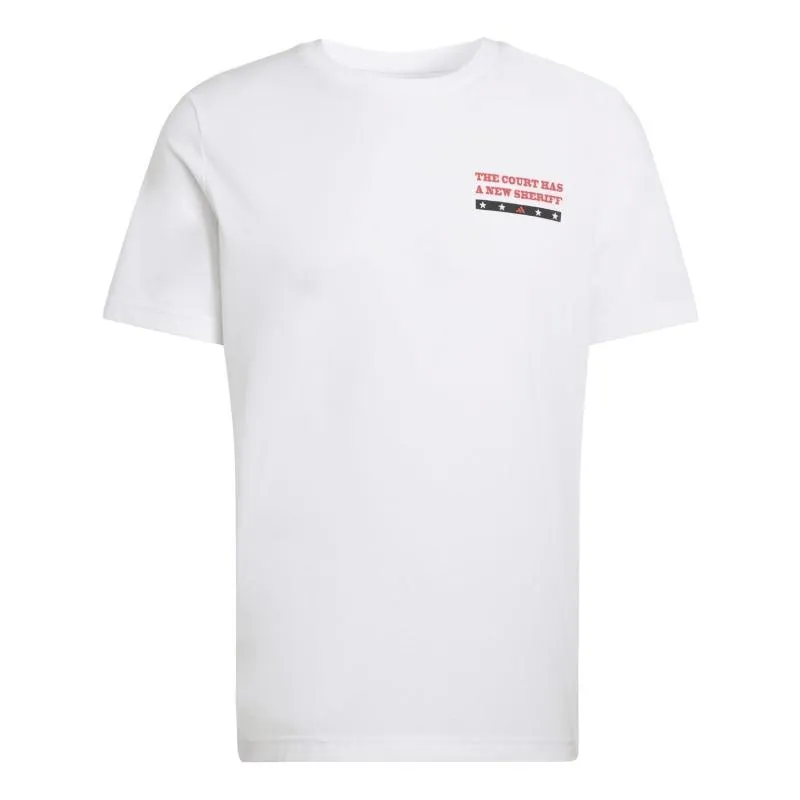 Adidas Wanted Graphic White T-Shirt