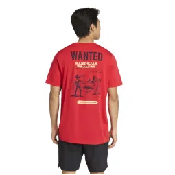 Adidas Wanted Graphic Red T-Shirt