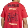 Adidas Wanted Graphic Red T-Shirt