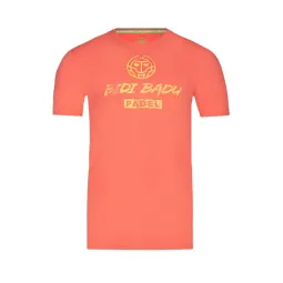 Cotton T-shirt Bidi Badu Mapalo Coral Light Yellow