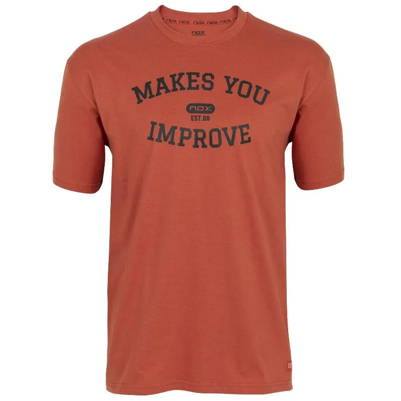 Cotton T-shirt Nox Basic Tile Black