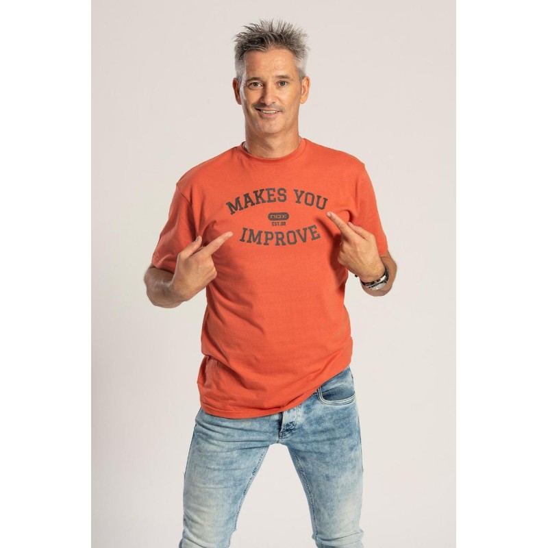 Camiseta Algodon Nox Basic Teja Negro - Barata Oferta Outlet