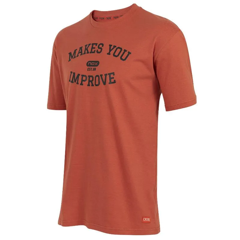 Camiseta de algodão Nox Basic Tile Black