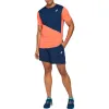 Asics Club Navy Coral T-Shirt