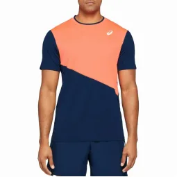Asics Club Coral Peacoat T-shirt